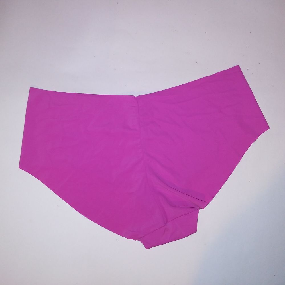 Victoria Secret PINK Panty XL Hiphugger Seamless No Show Pink‎ Solid Logo New - Picture 5 of 5